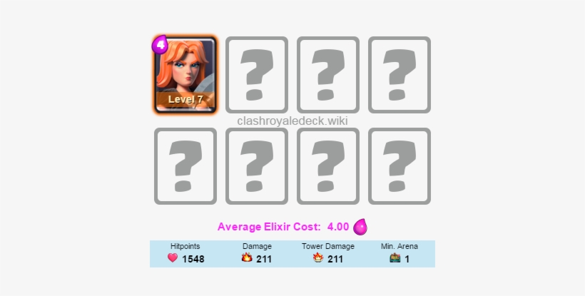 Best Clash Royale Decks With Valkyrie, Valkyrie Usage - Clash Royale Best Deck Inferno Dragon Arena 7, transparent png download