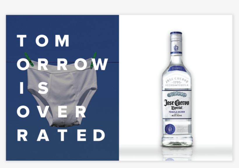 Tio Print Underwear - Jose Cuervo Tequila Especial Silver 375ml, transparent png download