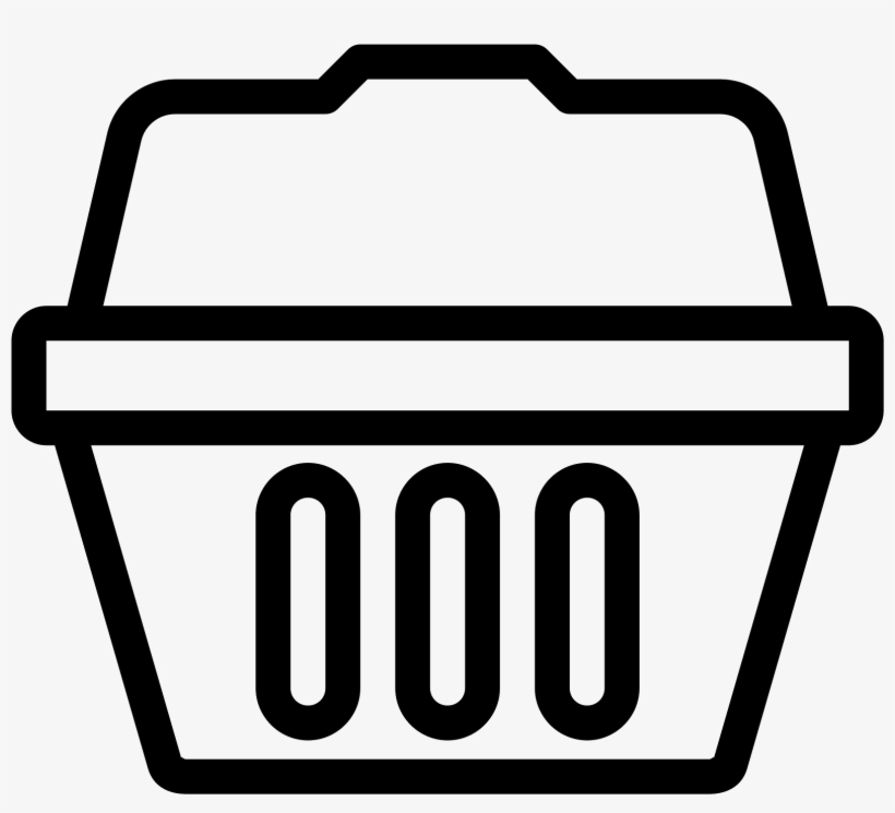 Basket Icon In Iphone Style - Shopping Basket Icon Png, transparent png download