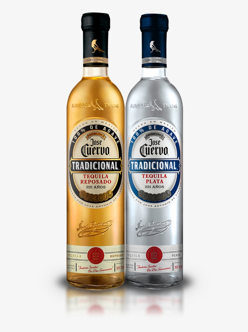 Jose Cuervo Tradicional - Glass Bottle, transparent png download