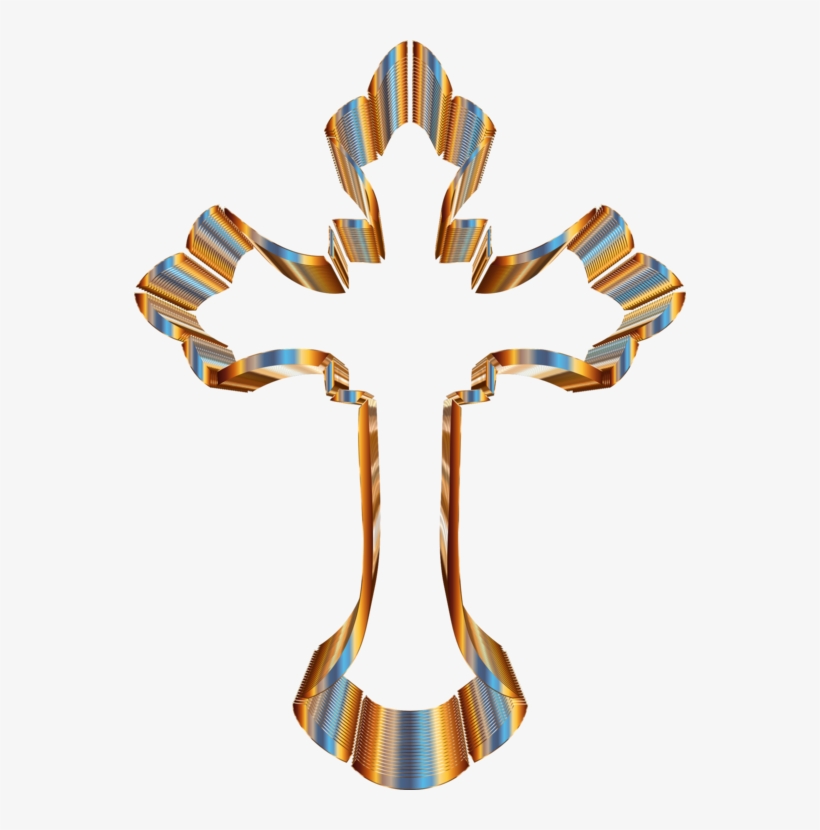 Christian Computer Icons Silver Free Commercial - Silver Christian Cross, transparent png download