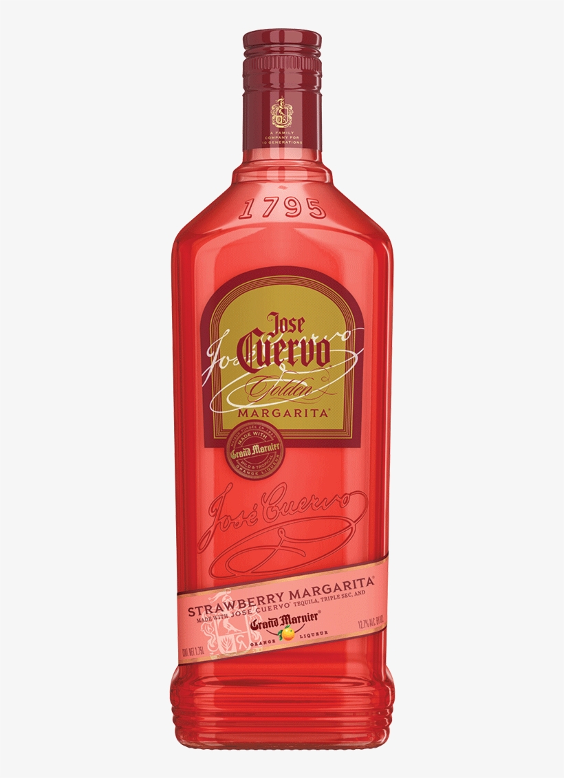 Cuervo Golden Strawberry Margarita - Jose Cuervo Rose Margarita, transparent png download