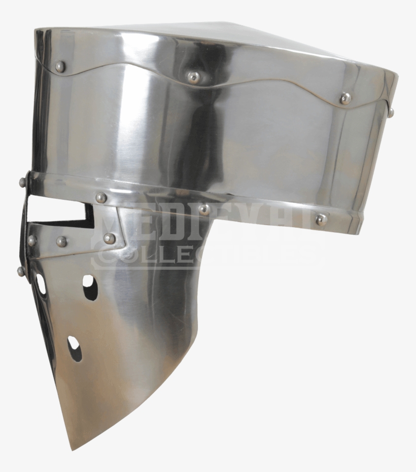 Item - Flat Top Helmet 13th Century, transparent png download