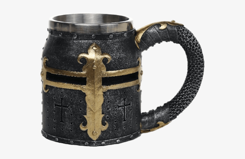 Crusader Knight Helm Mug - Knight Helm, transparent png download