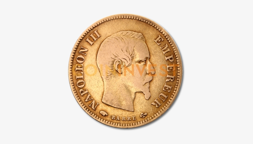 10 French Francs Napoleon Iii - Cash, transparent png download