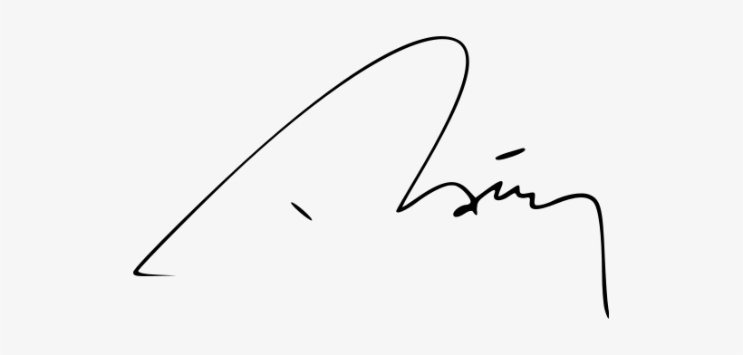 Recep Tayyip Erdoğan Signature - Restaurant Le Clandestin Gatineau, transparent png download