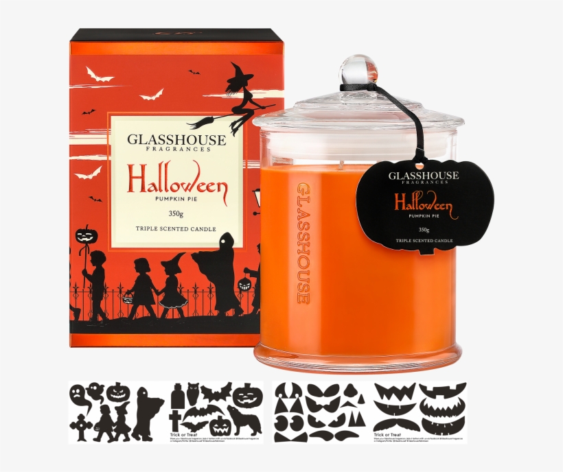 Limited Edition Halloween Pumpkin Pie 350g Candle By - Glasshouse Candles Pumpkin Pie, transparent png download