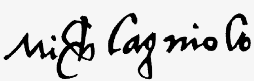 Firma Di Michelangelo Buonarroti, transparent png download