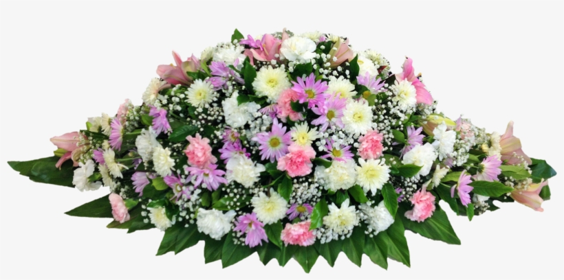 Casket Flower Bouquet Png Graphic Transparent - Transparent Fresh Flower Png, transparent png download
