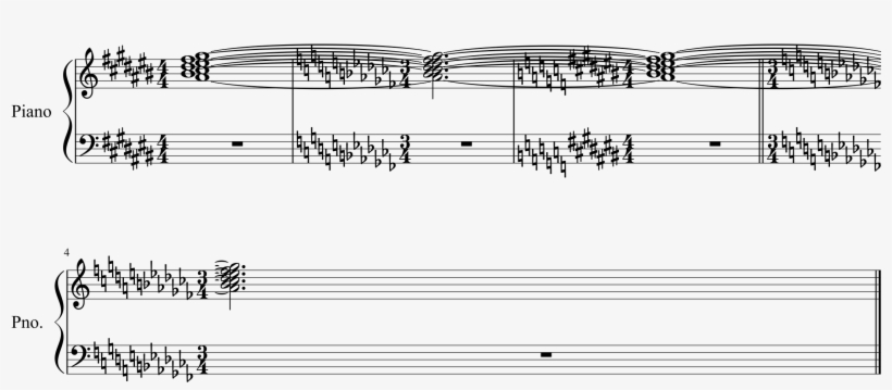 Ties Don't Break At Key And Time Signatures - Key Signature And Time Signature, transparent png download