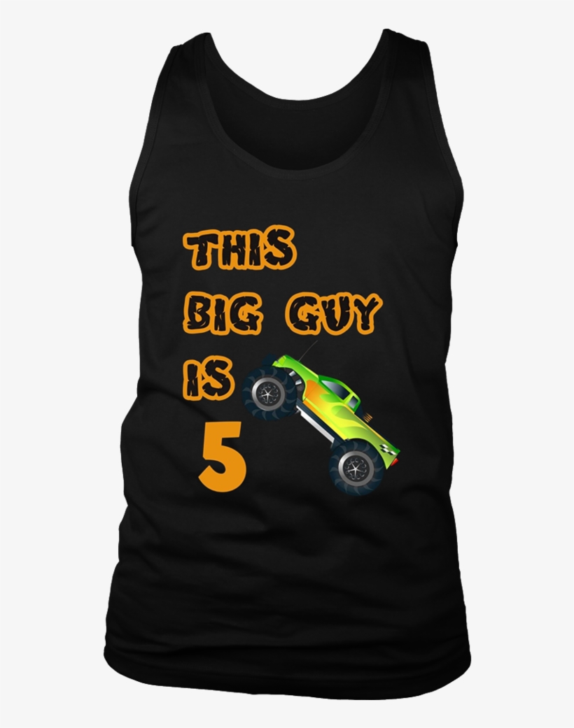 Kids 5th Birthday Boy Monster Truck T-shirt 5 Year - Funny Dads Tshirts, transparent png download