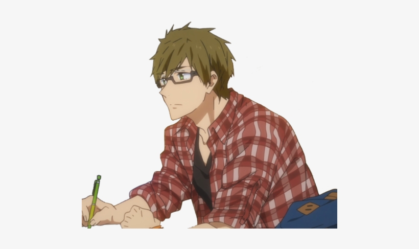 He - Makoto With Glasses, transparent png download