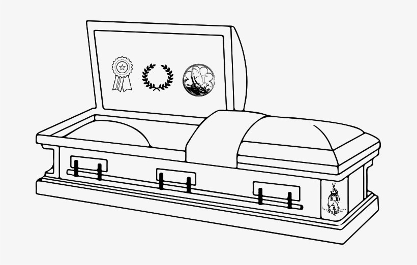 Download Commemorative Casket - Casket Clipart - HD Transparent PNG
