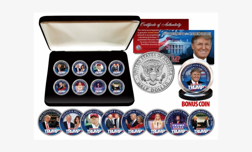 Donald Trump Official Jfk Kennedy Half Dollars Ultimate - Ivanka Trump Presidential First Daughter 24k Gold Clad, transparent png download