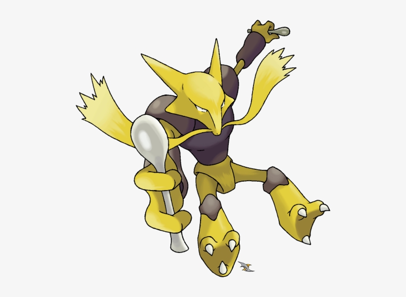 Alakazam - Ataque De Pokemons Alakazam, transparent png download