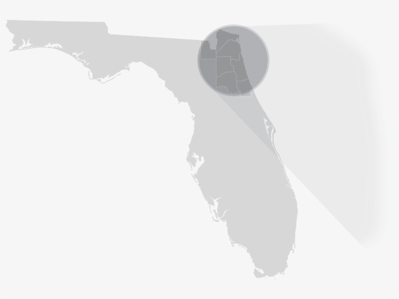 Baker County - Map Of Florida, transparent png download