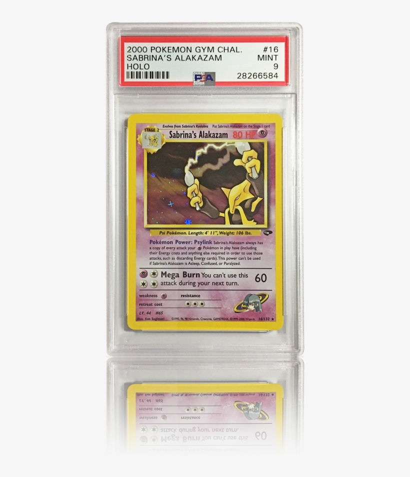 Alakazam Original Pokemon Card, transparent png download