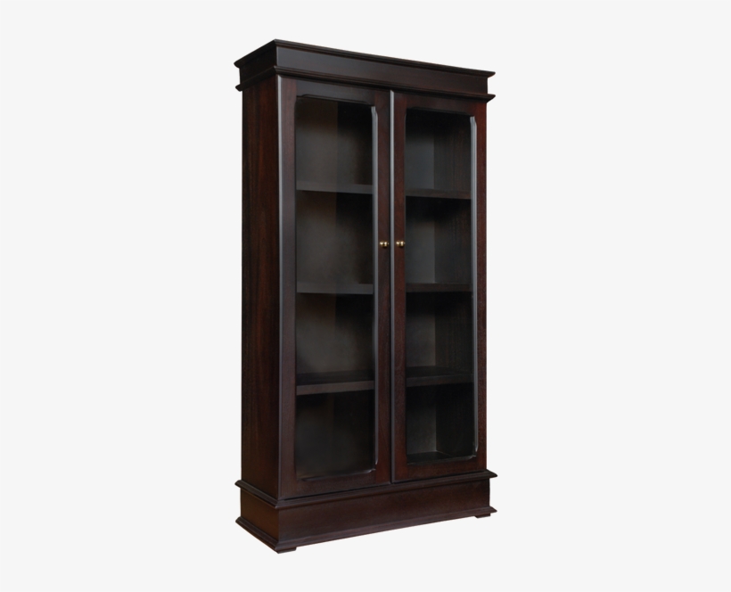 Regency 2 Glass Door Bookcase - Shelf, transparent png download