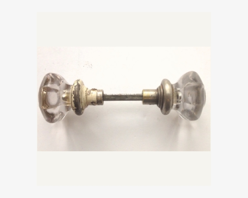 Antique 1900 Slip On Octagonal Glass Door Knob - Antique, transparent png download