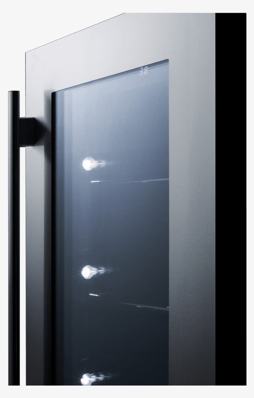 Summit Built In Glass Door Beverage Cooler W/ Digital - Refrigerator, transparent png download