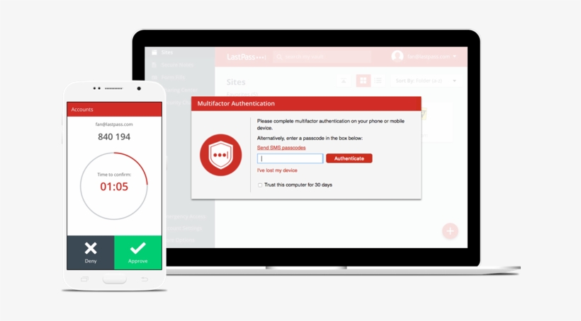 Secure Vault 2 F A Multifactor Authentication Png - Trình Quản Lý Mật Khẩu, transparent png download