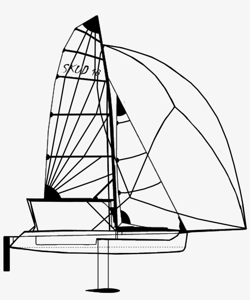 Skud Contour - Sail, transparent png download