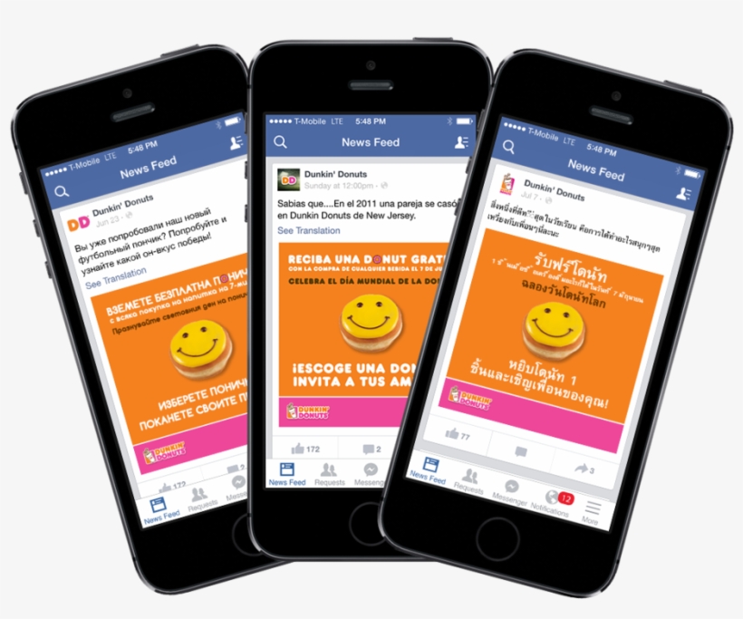 About / Contact - Dunkin' Donuts, transparent png download