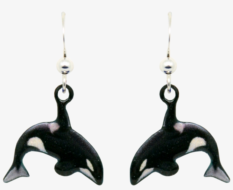 Orca - Earrings, transparent png download