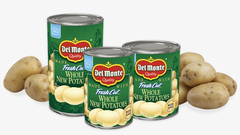 Sizes Available - 14 - 5oz, 24 - 5oz, 29oz, 49 - 5oz - Del Monte Whole New Potatoes 14.5 Oz, transparent png download