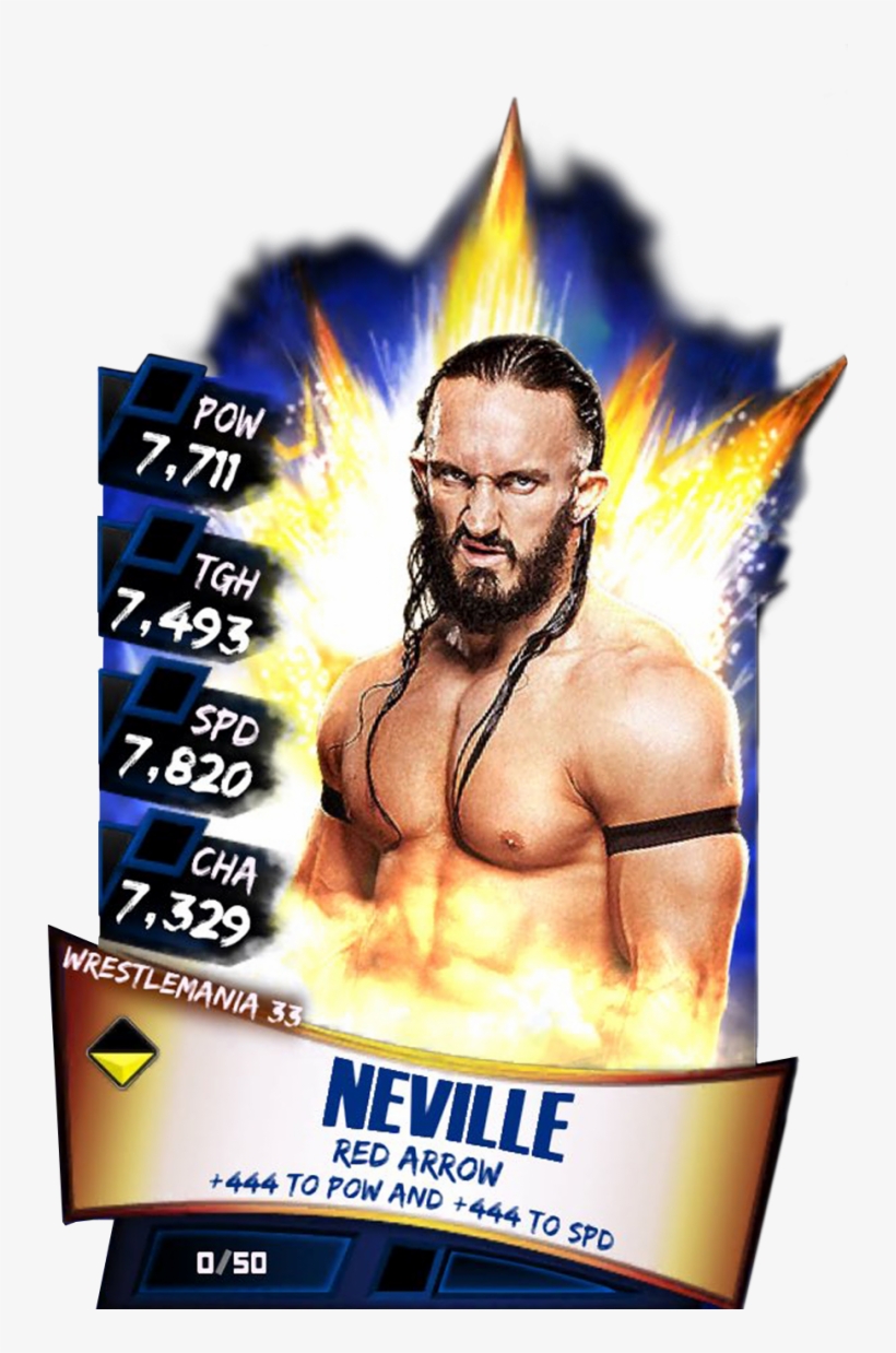 Neville S3 14 Wrestlemania33 - Wwe Supercard Wm33 Alexa Bliss, transparent png download