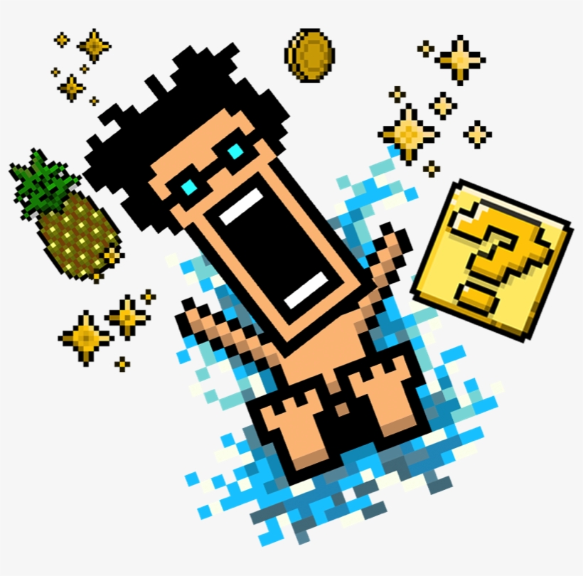 Stacks Image - 8 Bit Waterslide Png, transparent png download