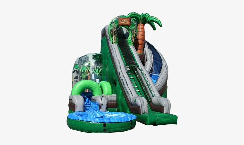 Cocunut Falls Waterslide - Water Slide, transparent png download