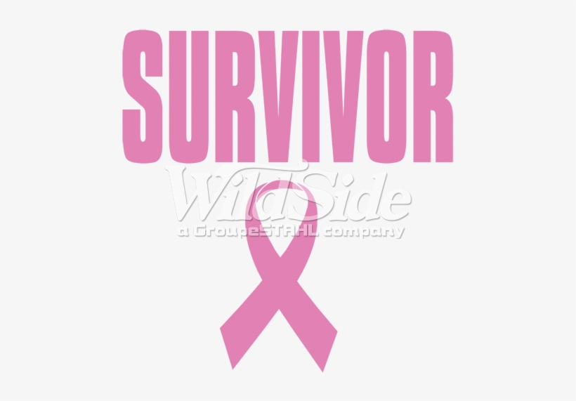 Survivor - Pink Ribbon - Breast Cancer Survivor Png, transparent png download