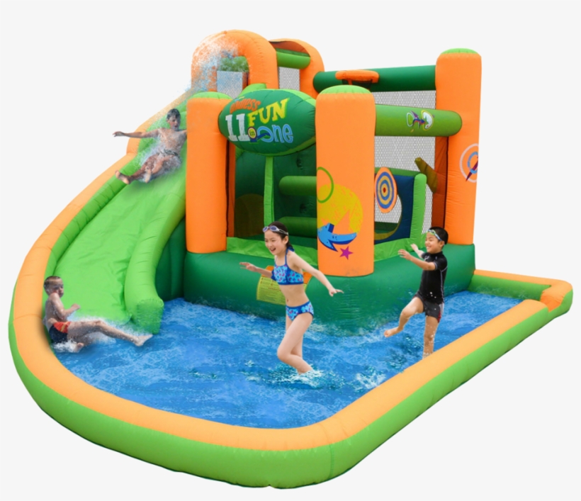 Why Buy An Inflatable Water Slide - Bouncy House With Water Slide, transparent png download