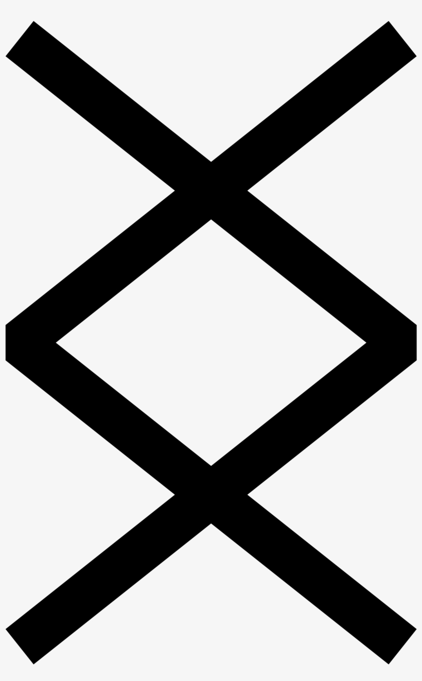 Open - Ingwaz Symbol, transparent png download