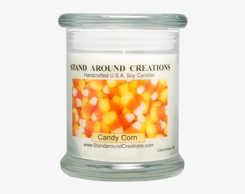Candy Corn Status 12-oz - Premium 100 Soy Apothecary Candle - 16 Oz. - Candy, transparent png download