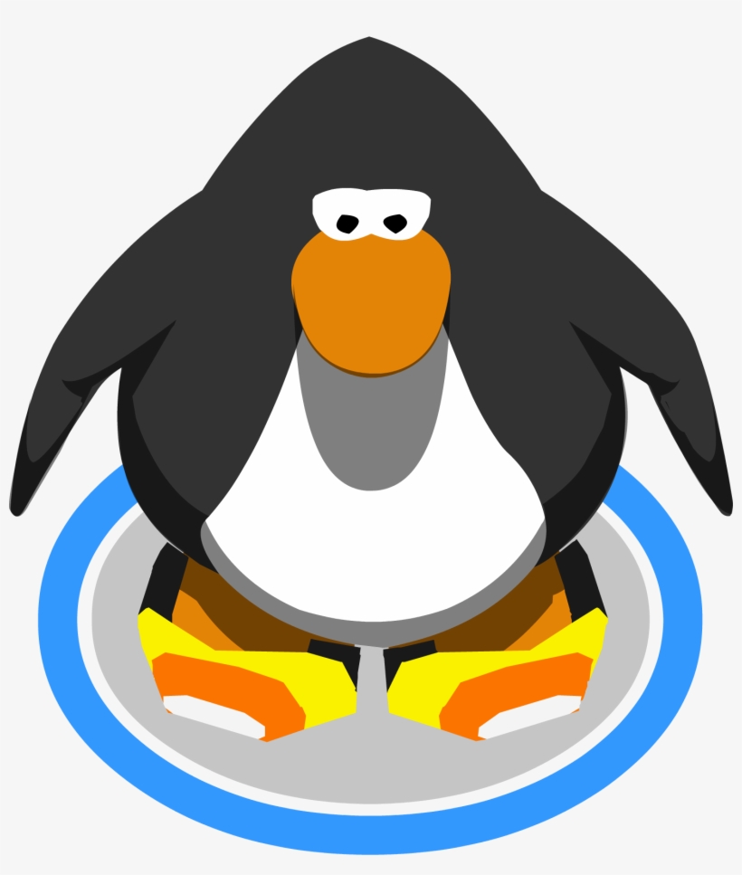 Candy Corn Shoes In-game - Red Penguin Club Penguin, transparent png download