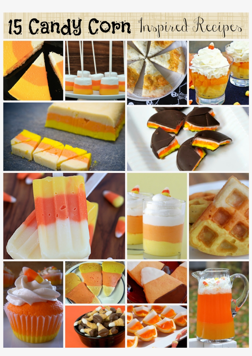 Candy Corn Inspired Recipes - Elves Food Groups Tile Coaster, transparent png download