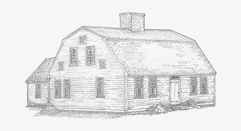 Our Homes - New England Gambrel House, transparent png download