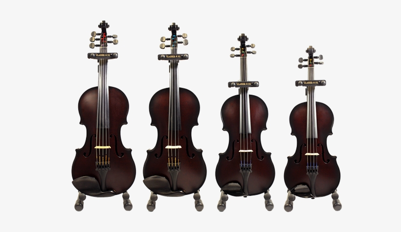 Violas - - Glasser Carbon Composite Violin, transparent png download