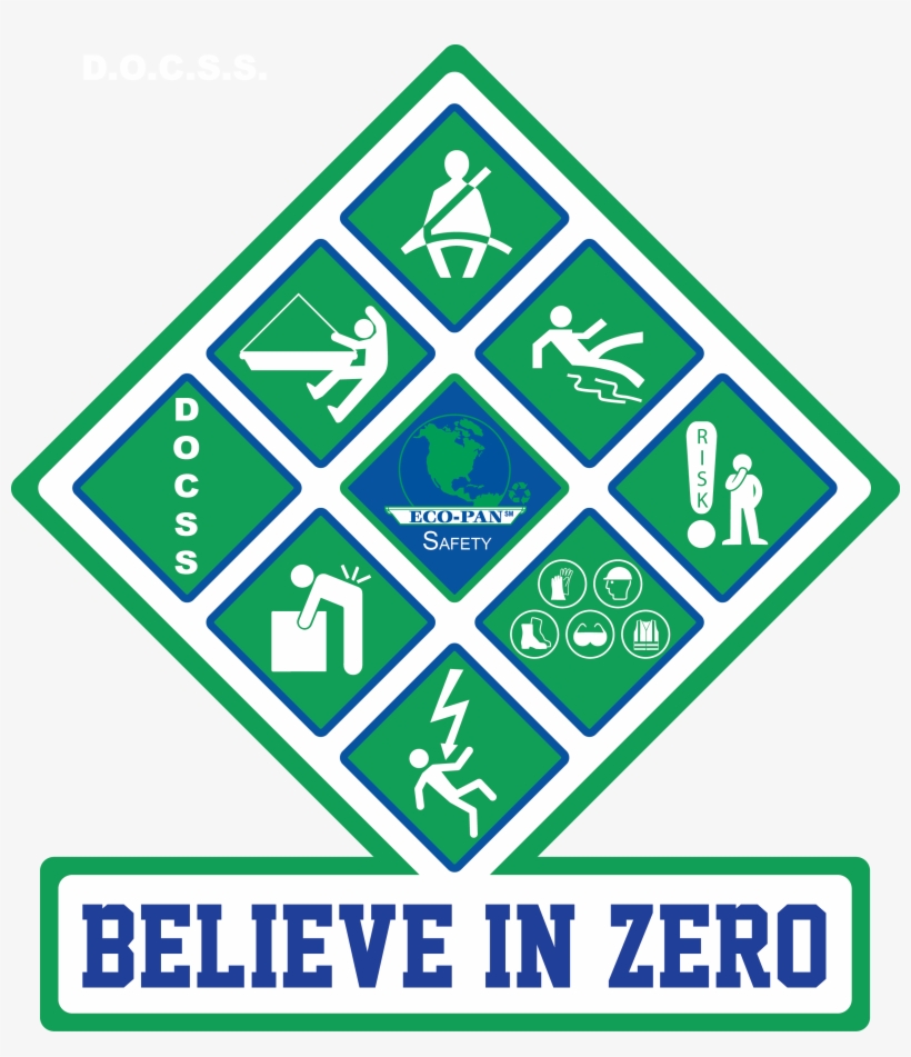 Eco-pan Believe In Zero Safety Diamond - Believe In Zero Accident, transparent png download