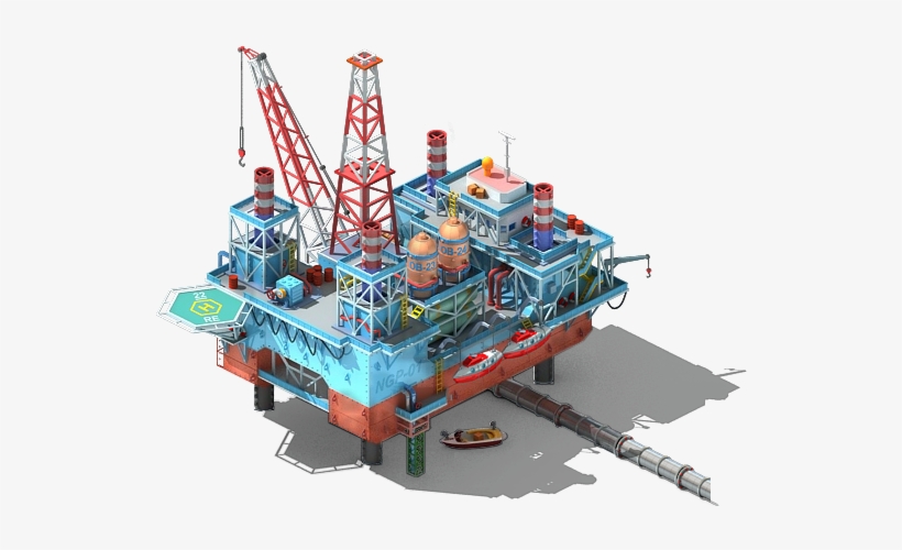 Oil Platform L2 - Fishing Trawler, transparent png download