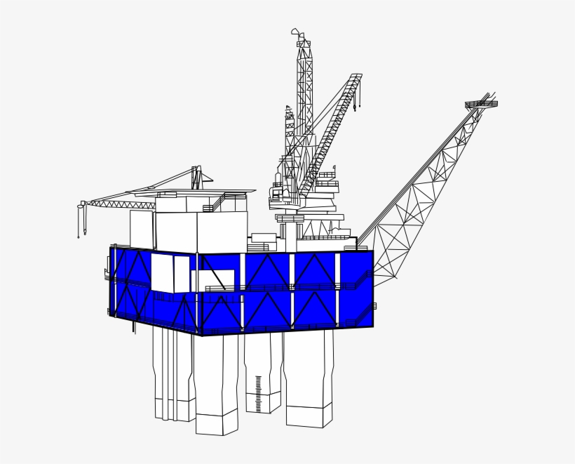 Oil Offshore Rig Png, transparent png download