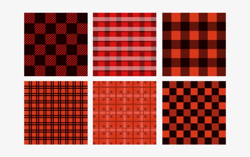 Seamless Flannel Pattern Vector - Flanell Muster, transparent png download