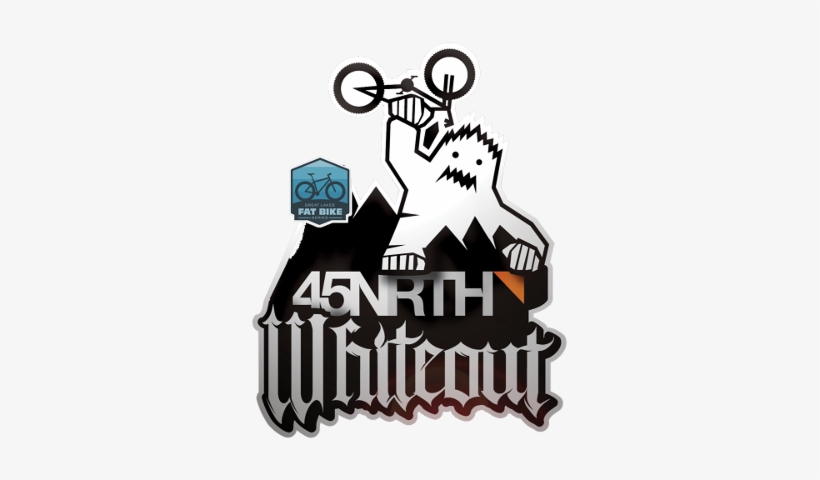 Glfbs 45nrth Whiteout - Fat Bike, transparent png download