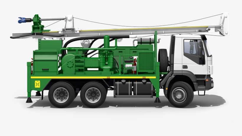 Drilling Rig - Water Drilling Truck Png, transparent png download