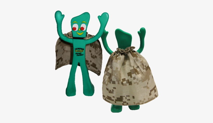 Semper Gumby With Cape - Semper Gumby, transparent png download