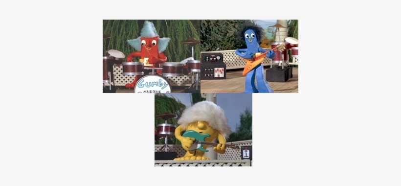 The Clayboys Are Gumby's Rock Band In Gumby - Cartoon, transparent png download