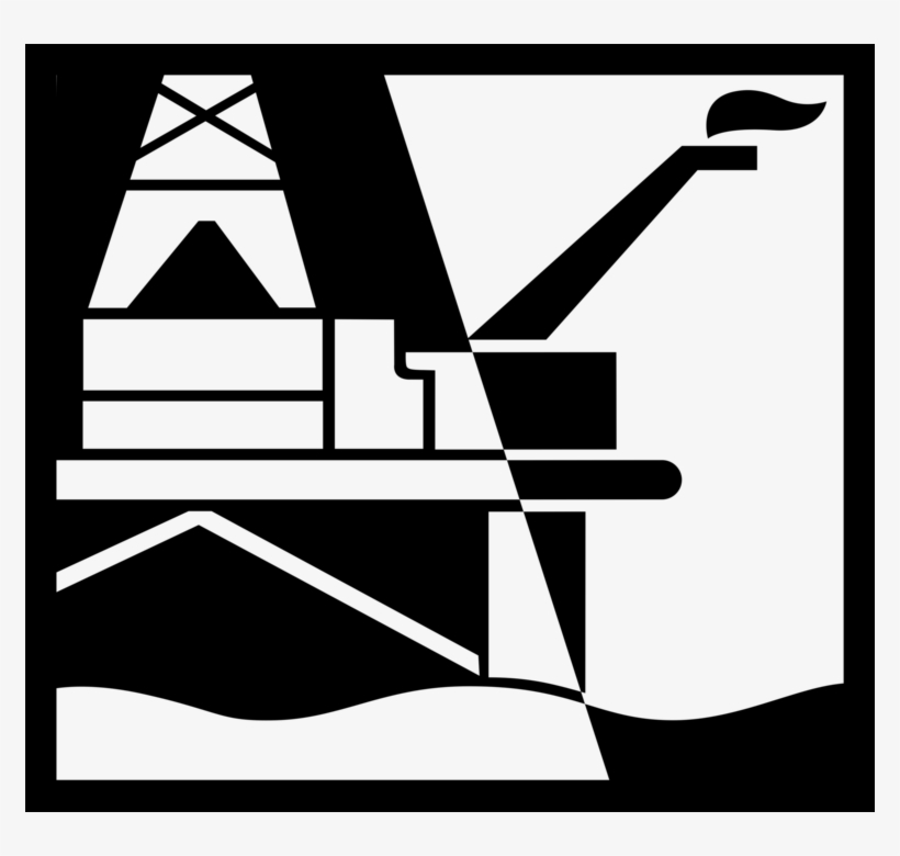 Offshore Oil Rig Derrick And Cranes Image - Oil Platform, transparent png download