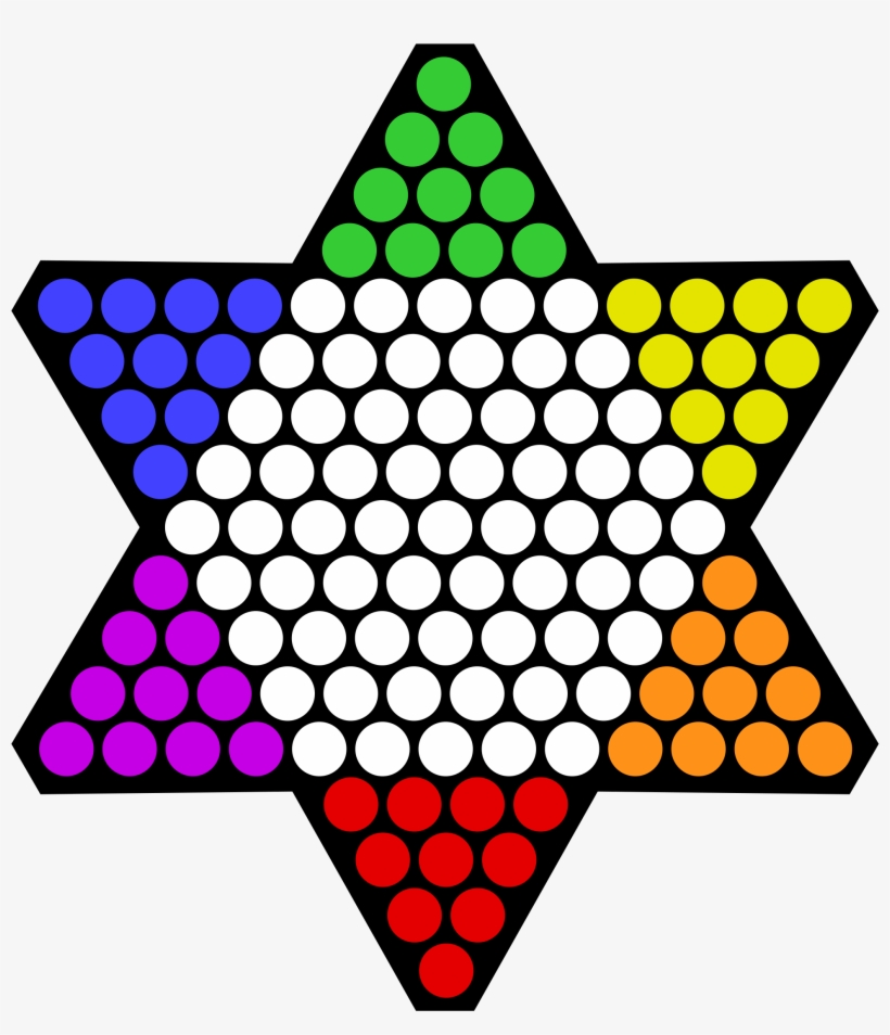 Open - Chinese Checkers Board Size, transparent png download